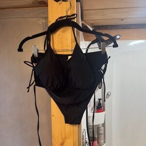 SHEIN Black Bikini Set